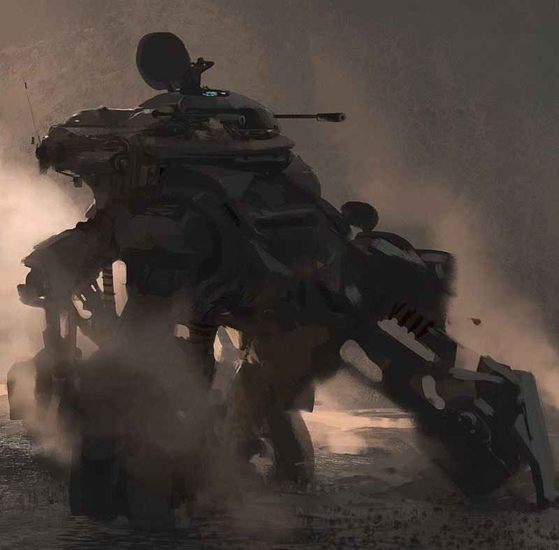 Illustration for article titled Some Kick-Ass Robot Designs From One of Hawken's Artists